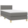 vidaXL &Kappa;&rho;&epsilon;&beta;ά&tau;&iota; Boxspring &mu;&epsilon; &Sigma;&tau;&rho;ώ&mu;&alpha; &Sigma;&kappa;&omicron;ύ&rho;&omicron; &Gamma;&kappa;&rho;&iota; 90x190 &epsilon;&kappa;. &Upsilon;&phi;&alpha;&sigma;&mu;ά&tau;&iota;&nu;&omicron;