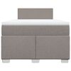 vidaXL &Kappa;&rho;&epsilon;&beta;ά&tau;&iota; Boxspring &mu;&epsilon; &Sigma;&tau;&rho;ώ&mu;&alpha; Taupe 120x200 &epsilon;&kappa;. &Upsilon;&phi;&alpha;&sigma;&mu;ά&tau;&iota;&nu;&omicron;
