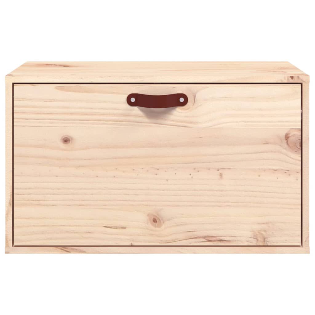 vidaXL Ντουλάπι Τοίχου 60 x 30 x 35 εκ από Μασίφ Ξύλο Πεύκου