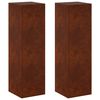 vidaXL &Beta;ά&sigma;&eta; &phi;&upsilon;&tau;ώ&nu; 2 pcs &Sigma;&kappa; rusty 30 x 30 x 100 &epsilon;&kappa;