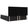 vidaXL Κρεβάτι με αποθηκευτικό χώρο και LED Μαύρο 200 x 200 cm Βελούδο