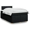 vidaXL &Kappa;&rho;&epsilon;&beta;ά&tau;&iota; Boxspring &mu;&epsilon; &Sigma;&tau;&rho;ώ&mu;&alpha; &Mu;&alpha;ύ&rho;&omicron; 120x200 &epsilon;&kappa;. &Upsilon;&phi;&alpha;&sigma;&mu;ά&tau;&iota;&nu;&omicron;