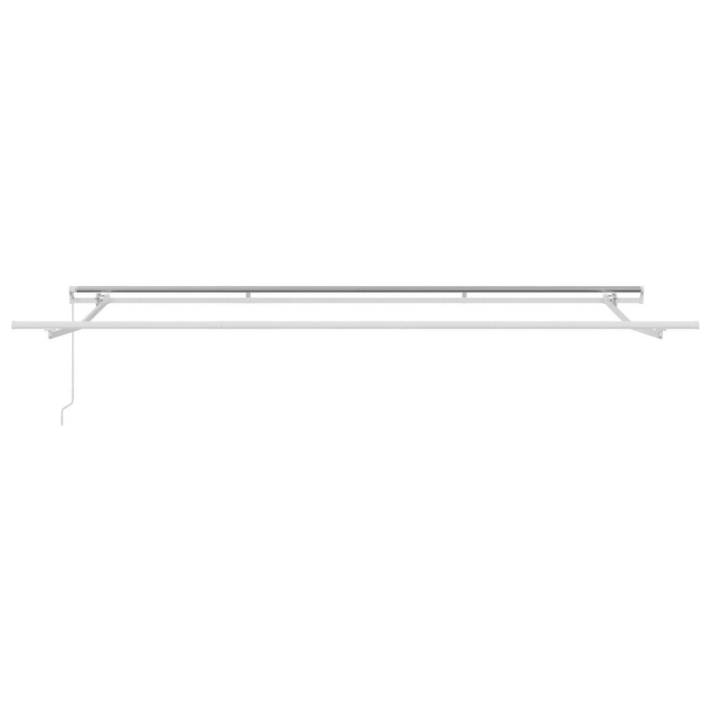vidaXL Χειροκίνητη Ανασυρόμενη Τέντα Λευκή 450x300 cm