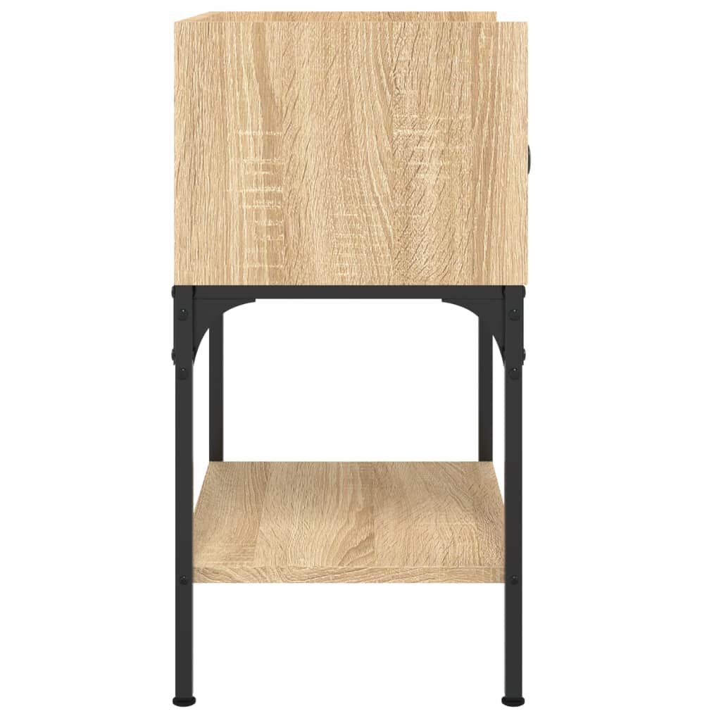 vidaXL Κομοδίνο Sonoma Δρυς 40,5 x 31 x 60 εκ. από Επεξεργασμένο Ξύλο