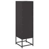 vidaXL Μπουφές Μαύρος 36x39x123 εκ. από Ατσάλι