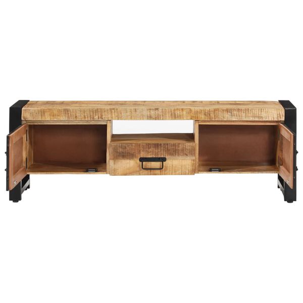 vidaXL Έπιπλο Τηλεόρασης 120 x 30 x 40 εκ. από Μασίφ Ξύλο Μάνγκο