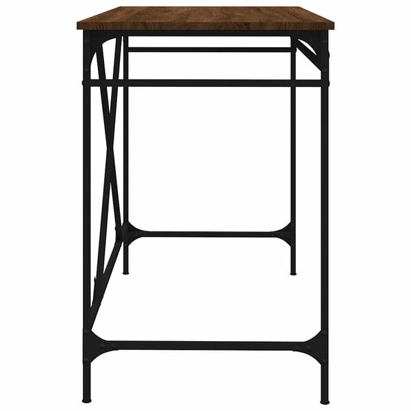 vidaXL Γραφείο Καφέ Δρυς 100 x 50 x 75 εκ. από Επεξεργασμένο Ξύλο