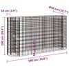 vidaXL Συρματοκιβώτιο-Γλάστρα Υπερυψωμένη 190x50x100 εκ Γαλβαν. Ατσάλι
