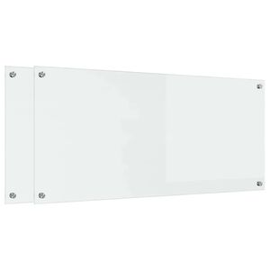 vidaXL Πίσω Πάνελ Κουζίνας 2 pcs Διαφανές 110 x 50 cm σκληρυμένο γυαλί