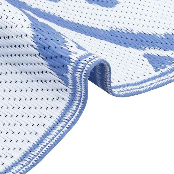 vidaXL Χαλί εξωτερικού χώρου ARAKIL Γαλάζιο 300 x 400 cm PP