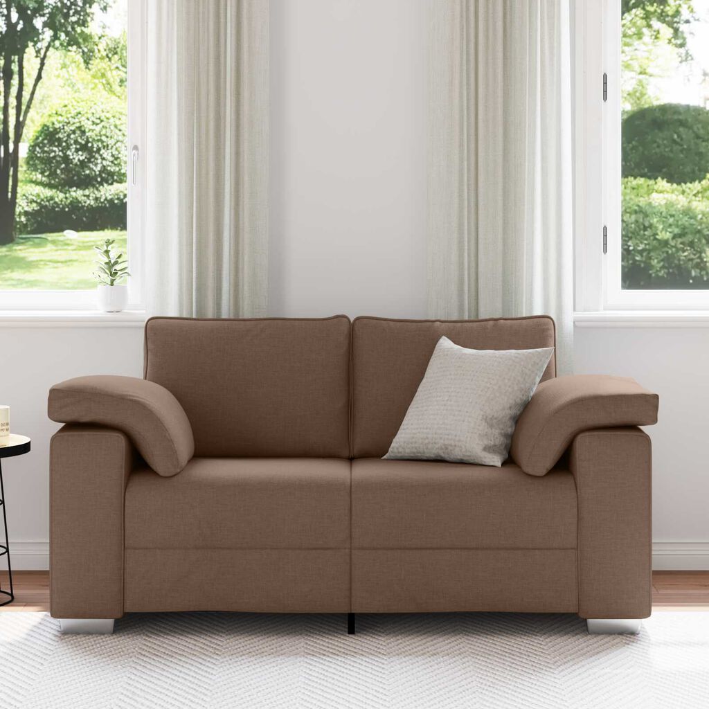 vidaXL Διθέσιος Καναπές Καφετί 120 cm