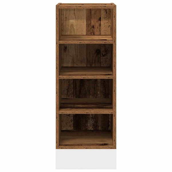 vidaXL Κάτω ντουλάπι Riga Παλιό ξύλο 30x44,5x81,5 cm