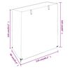 vidaXL Κάλυμμα Κούνιας 2 τεμ. 8 Κρίκοι 125x90x135/165 εκ Πολυαιθυλένιο