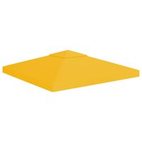 vidaXL Κάλυμμα για Κιόσκι 2 Επιπέδων Κίτρινο 3 x 3 μ. 310 γρ./μ²