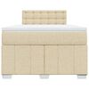 vidaXL &Kappa;&rho;&epsilon;&beta;ά&tau;&iota; Boxspring &mu;&epsilon; &Sigma;&tau;&rho;ώ&mu;&alpha; &Kappa;&rho;&epsilon;&mu; 120x200 &epsilon;&kappa;. &Upsilon;&phi;&alpha;&sigma;&mu;ά&tau;&iota;&nu;&omicron;