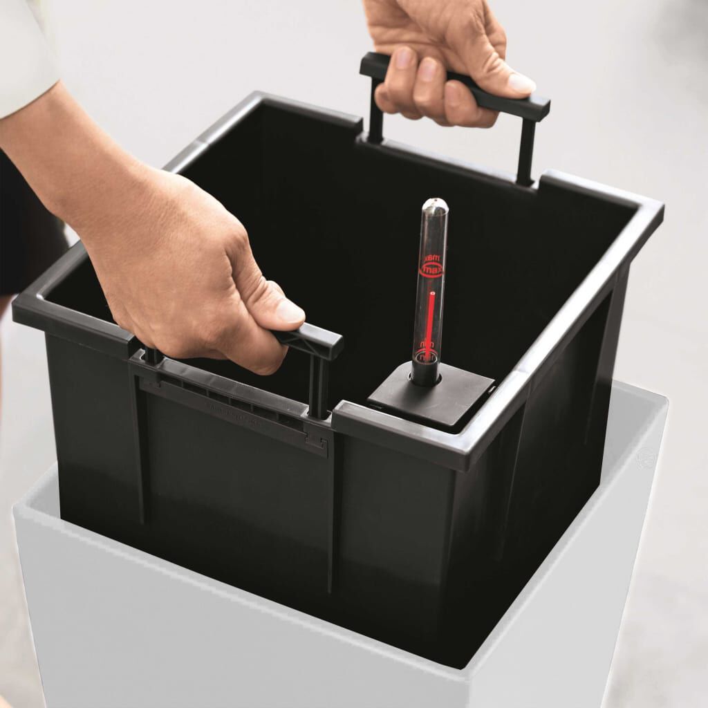 LECHUZA Γλάστρα Cubico Color 40 ALL-IN-ONE Λευκή 13150
