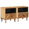 vidaXL &Kappa;&omicron;&mu;&omicron;&delta;ί&nu;&omicron; 2 pcs &Kappa;&alpha;&phi;έ 50 x 33 x 60 &epsilon;&kappa; &Sigma;&tau;&epsilon;&rho;&epsilon;ό &xi;ύ&lambda;&omicron; &mu;ά&nu;&gamma;&kappa;&omicron;