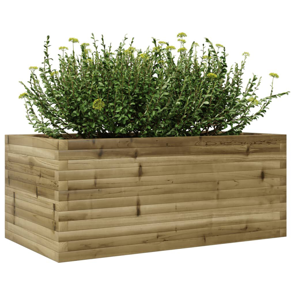 vidaXL Ζαρντινιέρα Κήπου 110x60x46 εκ. από Εμποτισμένο Ξύλο Πεύκου