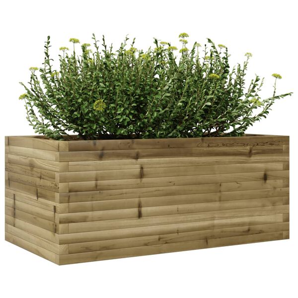 vidaXL Ζαρντινιέρα Κήπου 110x60x46 εκ. από Εμποτισμένο Ξύλο Πεύκου