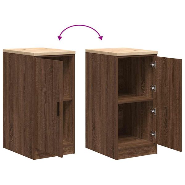vidaXL ντουλάπι αποθήκευσης γκαράζ 40x51x85 εκ μασίφ ξύλο πεύκο
