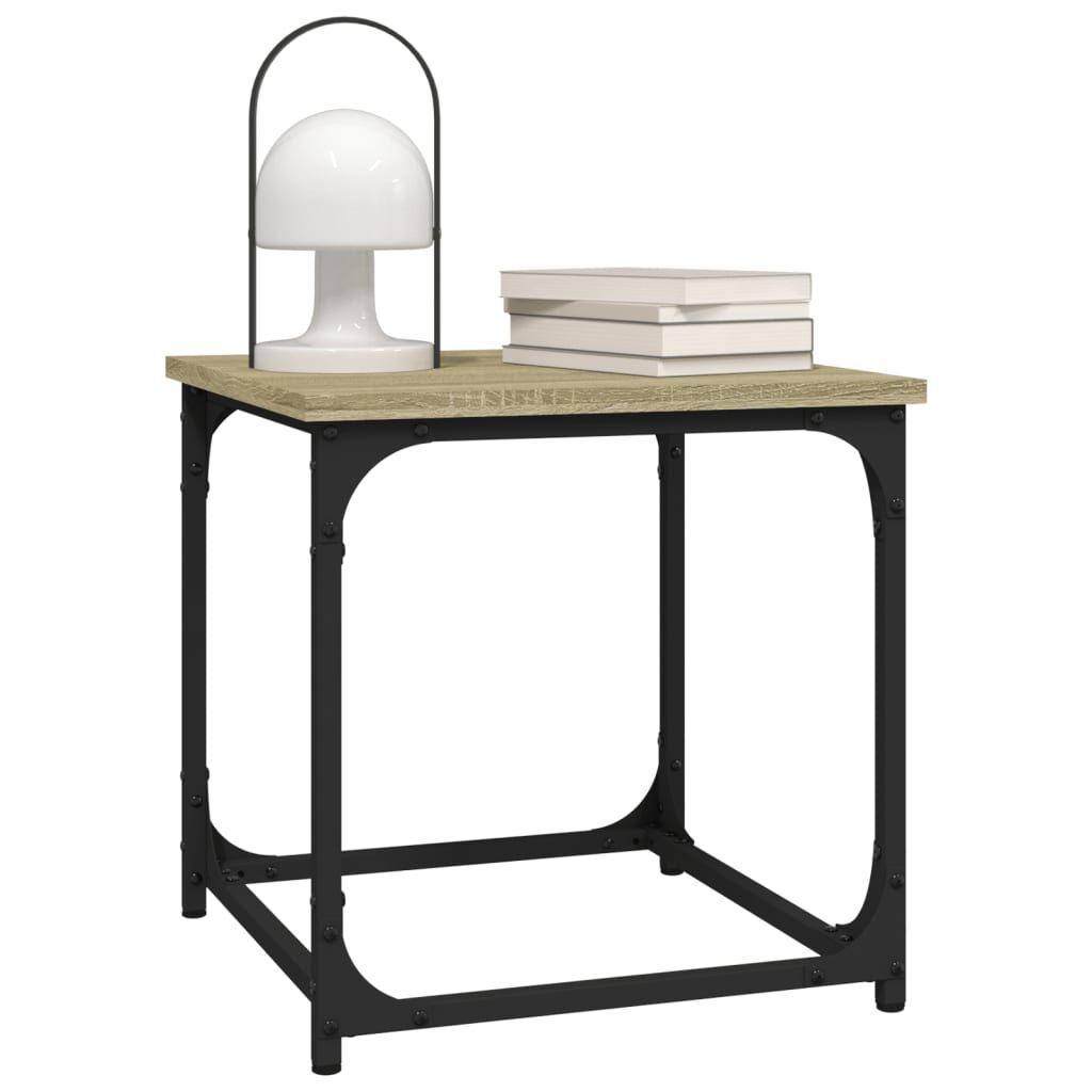 vidaXL Βοηθητικό Τραπέζι Sonoma Δρυς 40x40x40 εκ. Επεξεργασμένο Ξύλο