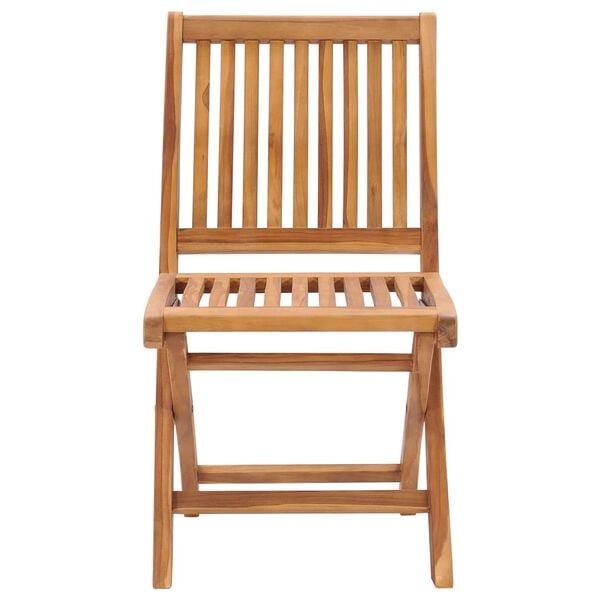 vidaXL Καρέκλες Κήπου 2 τεμ. από Μασίφ Ξύλο Teak με Μαύρα Μαξιλάρια