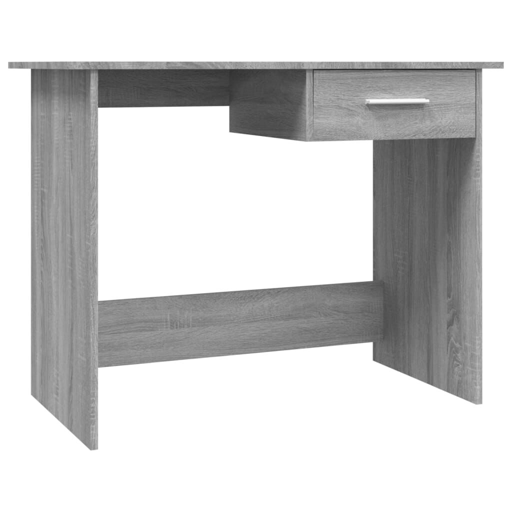 vidaXL Γραφείο Γκρι Sonoma 100x50x76 εκ. από Επεξεργασμένο Ξύλο