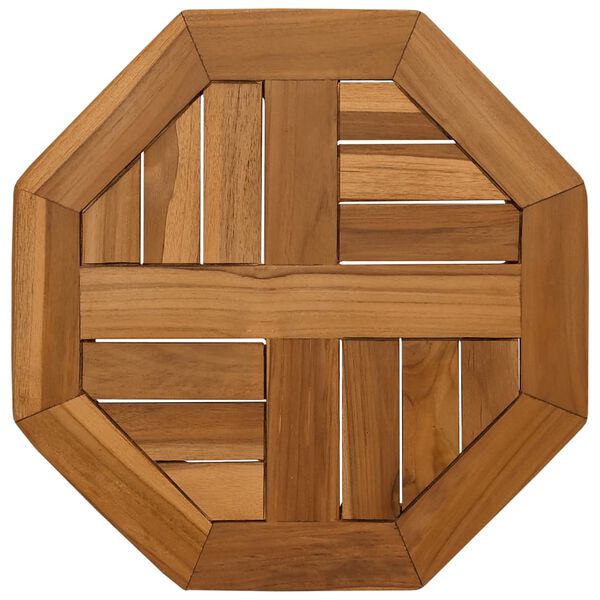 vidaXL Επιφάνεια Τραπεζιού Οκτάγωνη 40x40x2,5 εκ. Μασίφ Ξύλο Teak
