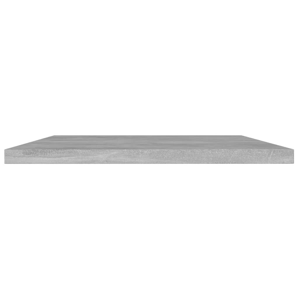 vidaXL Ράφια Βιβλιοθήκης 8 τεμ. Γκρι Σκυροδ. 40x30x1,5 εκ. Μοριοσανίδα