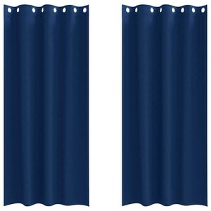vidaXL &Kappa;&omicron;&upsilon;&rho;&tau;ί&nu;&epsilon;&sigmaf; &Mu;&alpha;ύ&rho;&eta;&sigmaf; Ύ&phi;&alpha;&nu;&sigma;&eta;&sigmaf; &mu;&epsilon; &Delta;&alpha;&chi;&tau;&upsilon;&lambda;ί&delta;&iota;&alpha; 2 pcs &Sigma;&kappa;&omicron;ύ&rho;&omicron; &Mu;&pi;&lambda;&epsilon;