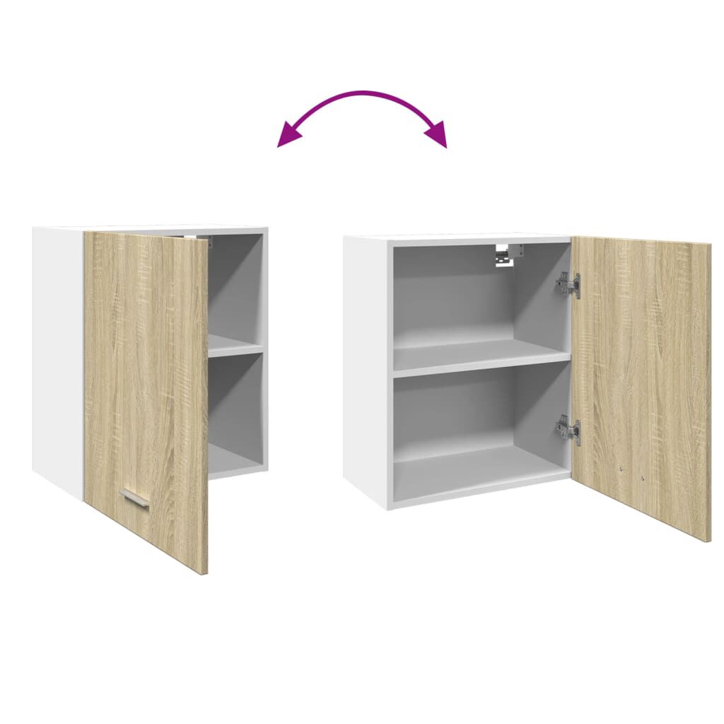 vidaXL Ντουλάπι Επιτοίχιο Lyon Sonoma Δρυς 50 x 31 x 60εκ.