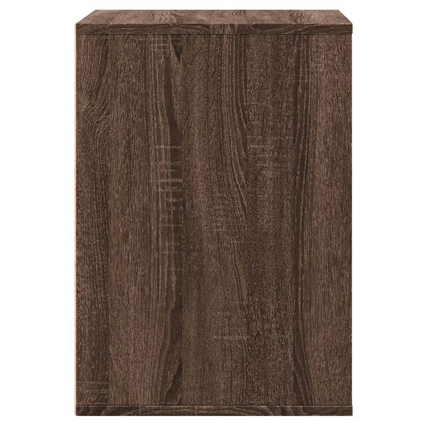vidaXL Συρταριέρα Καφέ Δρυς 60x41x58 εκ. από Επεξεργ. Ξύλο