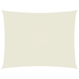 vidaXL Πανί Σκίασης Ορθογώνιο Κρεμ 2,5 x 4 μ. από Ύφασμα Oxford
