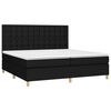 vidaXL &Kappa;&rho;&epsilon;&beta;ά&tau;&iota; Boxspring &mu;&epsilon; &Sigma;&tau;&rho;ώ&mu;&alpha; &Mu;&alpha;ύ&rho;&omicron; 200x200 &epsilon;&kappa;. &Upsilon;&phi;&alpha;&sigma;&mu;ά&tau;&iota;&nu;&omicron;