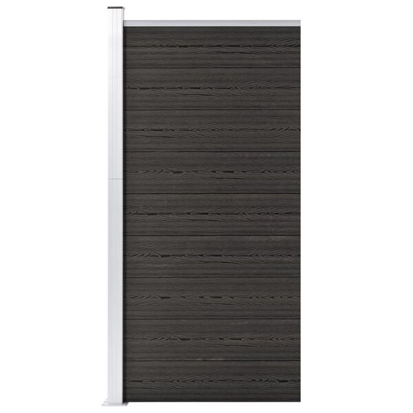 vidaXL Πάνελ Περίφραξης Γκρι 95 x 186 εκ. από WPC
