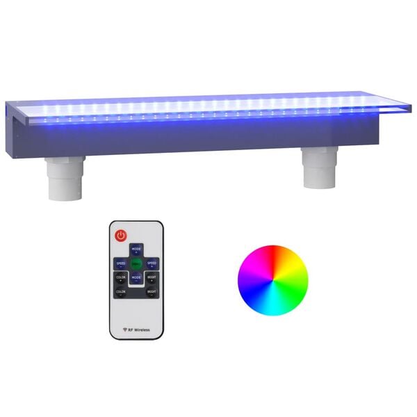 vidaXL &Sigma;&iota;&nu;&tau;&rho;&iota;&beta;ά&nu;&iota; &Kappa;&alpha;&tau;&alpha;&rho;&rho;ά&kappa;&tau;&eta;&sigmaf; &Pi;&iota;&sigma;ί&nu;&alpha;&sigmaf; &mu;&epsilon; RGB LED 60 &epsilon;&kappa;. &Alpha;&kappa;&rho;&upsilon;&lambda;&iota;&kappa;ό