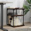 vidaXL Βάση Εκτυπωτή 3 Επιπέδων Καφέ Δρυς 43x48x64 εκ Επεξ. Ξύλο