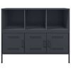 vidaXL Ντουλάπι Ανθρακί 100,5x39x79 εκ. από Χάλυβα