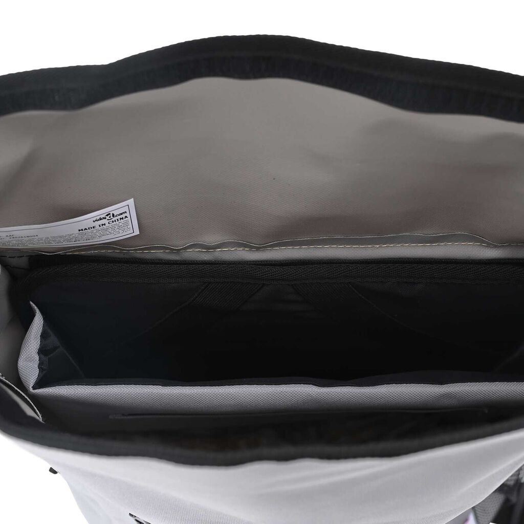 vidaXL Τσάντα Ποδηλάτου για Ράγες 20 L Γκρι 31x13x58 εκ.