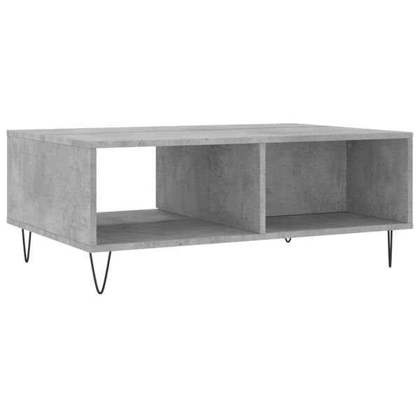 vidaXL Τραπεζάκι Σαλονιού Γκρι Σκυρ. 90x60x35 εκ. Επεξεργασμένο Ξύλο