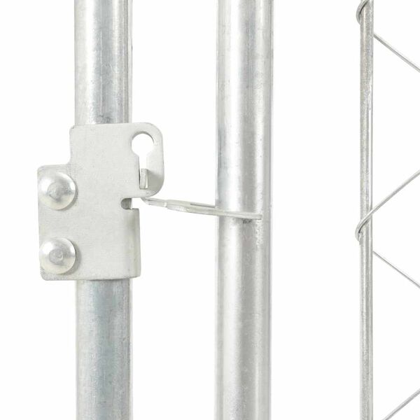 vidaXL Κλουβί Σκύλου Εξωτερικού Χώρου 200 x 200 x 135 εκ. με Στέγαστρο