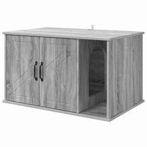 vidaXL &Sigma;&pi;ί&tau;&iota; &Gamma;ά&tau;&alpha;&sigmaf; &Gamma;&kappa;&rho;&iota; Sonoma 85 x 55 x 50,5 &epsilon;&kappa; &Epsilon;&pi;&epsilon;&xi;&epsilon;&rho;&gamma;&alpha;&sigma;&mu;έ&nu;&omicron; &Xi;ύ&lambda;&omicron;