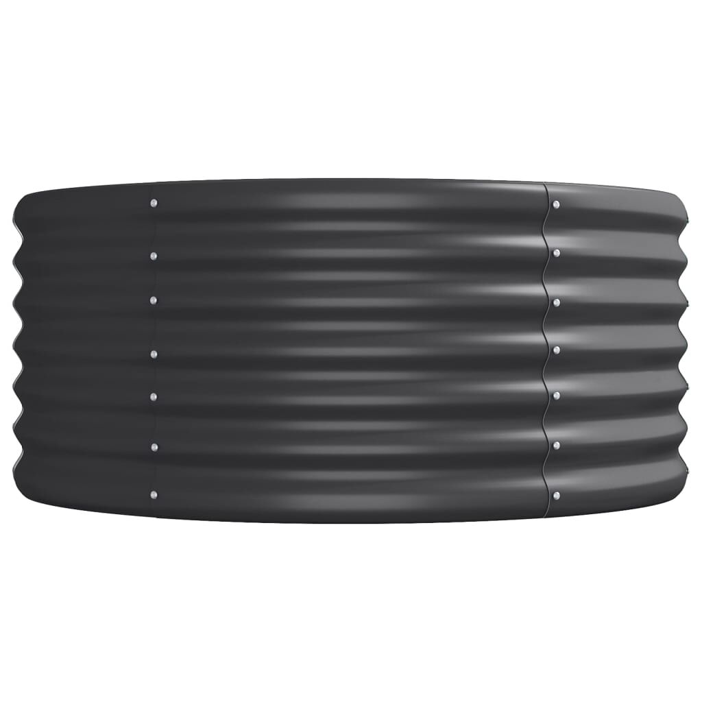 vidaXL Ζαρντινιέρα Ανθρακί 512x80x36 εκ Ατσάλι με Ηλεκτρ. Βαφή Πούδρας