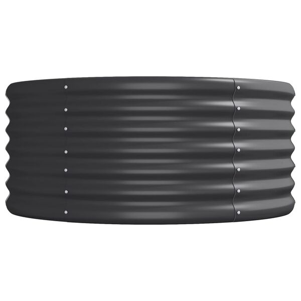vidaXL Ζαρντινιέρα Ανθρακί 512x80x36 εκ Ατσάλι με Ηλεκτρ. Βαφή Πούδρας