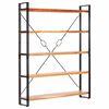 vidaXL &Beta;&iota;&beta;&lambda;&iota;&omicron;&theta;ή&kappa;&eta; &mu;&epsilon; 5 &Epsilon;&pi;ί&pi;&epsilon;&delta;&alpha; 140 x 30 x 180 &epsilon;&kappa;. &Mu;&alpha;&sigma;ί&phi; &Xi;ύ&lambda;&omicron; &Alpha;&kappa;&alpha;&kappa;ί&alpha;&sigmaf;