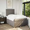 vidaXL &Kappa;&rho;&epsilon;&beta;ά&tau;&iota; Boxspring &mu;&epsilon; &Sigma;&tau;&rho;ώ&mu;&alpha; Taupe 120x200 &epsilon;&kappa;. &Upsilon;&phi;&alpha;&sigma;&mu;ά&tau;&iota;&nu;&omicron;
