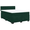 vidaXL &Kappa;&rho;&epsilon;&beta;ά&tau;&iota; Boxspring &mu;&epsilon; &Sigma;&tau;&rho;ώ&mu;&alpha; &Sigma;&kappa;&omicron;ύ&rho;&omicron; &Pi;&rho;ά&sigma;&iota;&nu;&omicron; 140x190&epsilon;&kappa;. &Beta;&epsilon;&lambda;&omicron;ύ&delta;&iota;&nu;&omicron;