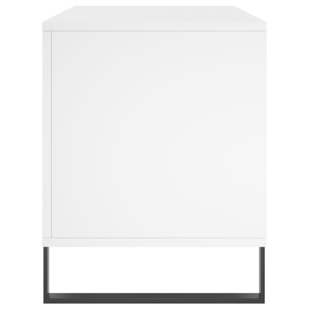 vidaXL Έπιπλο Δίσκων Λευκό 100 x 38 x 48 εκ. από Επεξεργασμένο Ξύλο