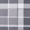 vidaXL Μαξιλάρια Καρέκλας 2τεμ Γκρι Καρό 40x40x3εκ. Ύφασμα Oxford