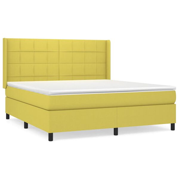 vidaXL &Kappa;&rho;&epsilon;&beta;ά&tau;&iota; Boxspring &mu;&epsilon; &Sigma;&tau;&rho;ώ&mu;&alpha; &Pi;&rho;ά&sigma;&iota;&nu;&omicron; 180x200 &epsilon;&kappa;.&Upsilon;&phi;&alpha;&sigma;&mu;ά&tau;&iota;&nu;&omicron;
